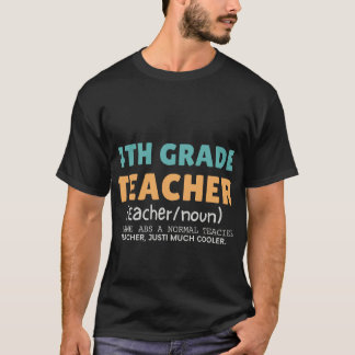 Camiseta definição da sala de aula