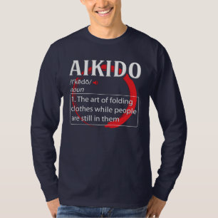 Camiseta Definição de Aikido Artes Marciais