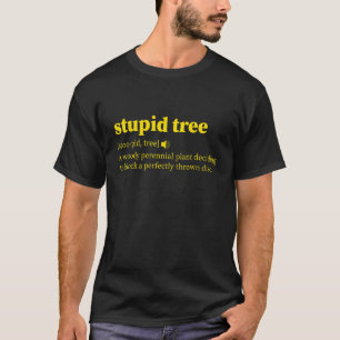 Camiseta Definição de Árvore Estúpida de Disco de Golfe 1