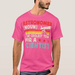 Camiseta Definição de Astrônomo Engraçado Espaço Astronomia