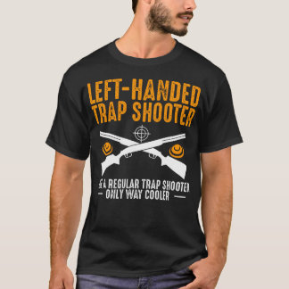 Camiseta Definição de Atirador de Trap Canhoto Tiro ao Prat