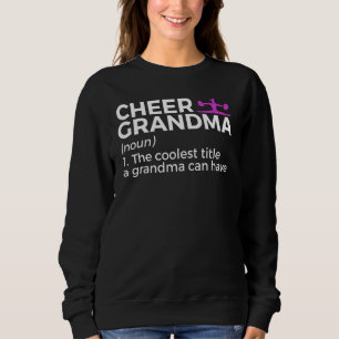 Camiseta Definição de Avó Alegria Cheerleading