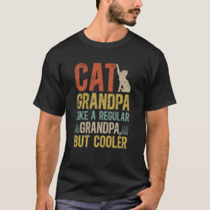 Camiseta Definição de Avô de Gato Avô de Gato Amante de Gat