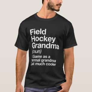 Camiseta Definição de Avó de Hóquei em Campo Engraçado Espo