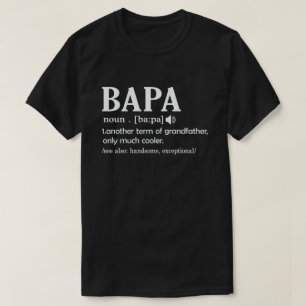 Camiseta Definição de Bapa Significado Engraçado Presente d