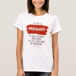 Camiseta Definição de Bookworm Engraçado