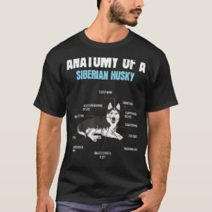 Camiseta Definição de Cão de Estimação Anatomia Animal do H