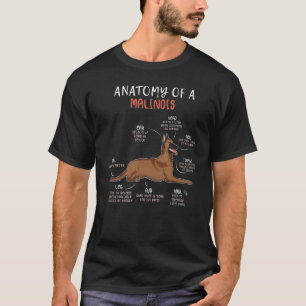 Camiseta Definição De Cão Pet Anatomia Animal Do Malino Bel