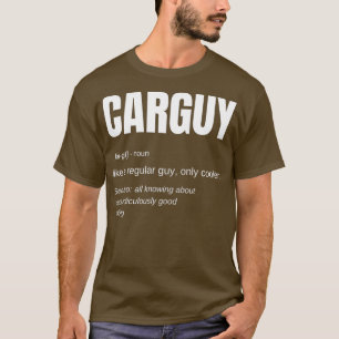 Camiseta Definição de Cara do carro dotado de Cara engra
