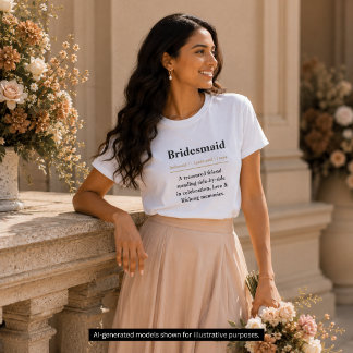 Camiseta Definição de Dama de Honra