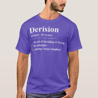 Camiseta Definição de Derisão