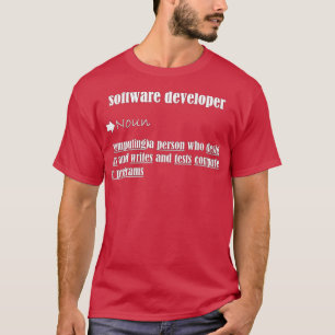 CAMISETA DEFINIÇÃO DE DESENVOLVEDOR DE SOFTWARE GIFTCODERCO