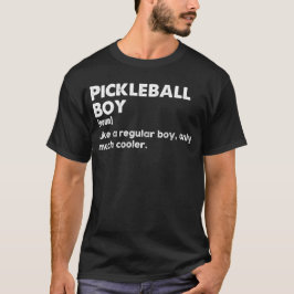Camiseta Definição de Dicionário Engraçado do Pickleball Bo