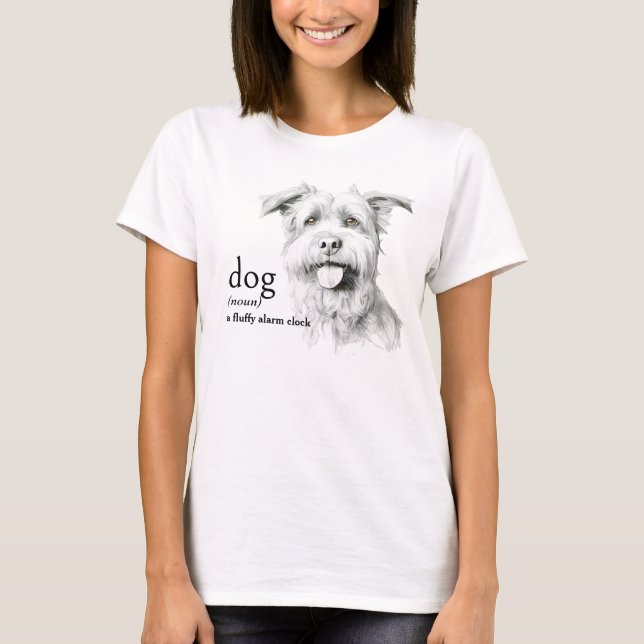 Camiseta Definição de Dicionário para DOG (Frente)