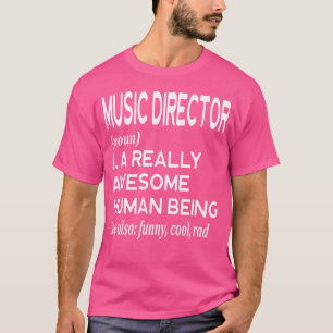 Camiseta Definição de Diretor Musical Banda de Teatro Orque