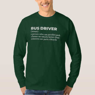 Camiseta Definição de Driver de Barramento Funny