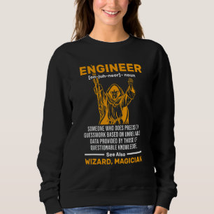 Camiseta Definição de Engenheiro Mágico Engenharia Civil Me
