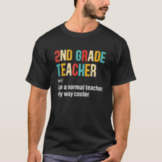 Camiseta Definição de Equipe de Professor da 2ª Série de Vo