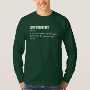 Camiseta Definição de Especialistas em Biologia Vegetal