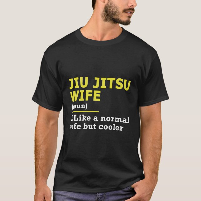 Camiseta Definição de Esposa Jiu Jitsu (Frente)
