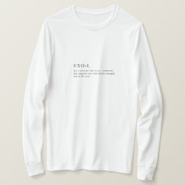 Camiseta Definição de EXO-L