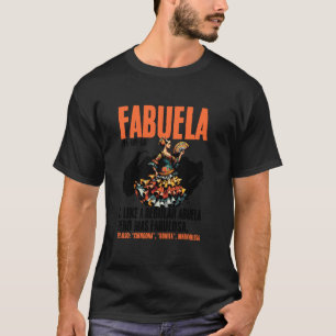 Camiseta Definição de Fabuela Avó Dia das Mães Hispânico Av