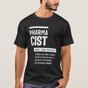 Camiseta Definição de Farmacêutico Clássico de Presente Eng