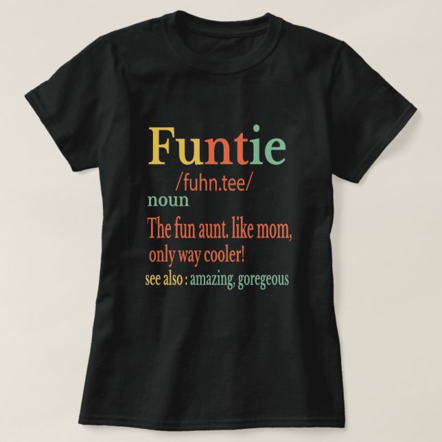 Camiseta Definição de Funtie - Dica favorita (Frente do Design)