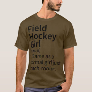 Camiseta Definição de Garota de Hóquei em Campo