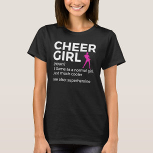 Camiseta Definição de Garota de Torcida Cheerleading