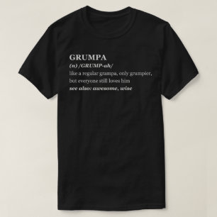 Camiseta Definição de Grumpa