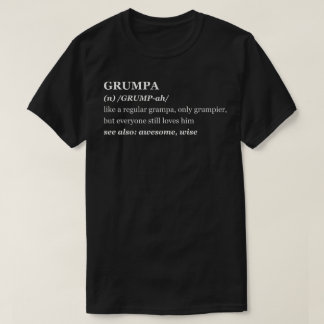 Camiseta Definição de Grumpa