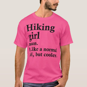 Camiseta Definição de Hiker Engraçado da Menina