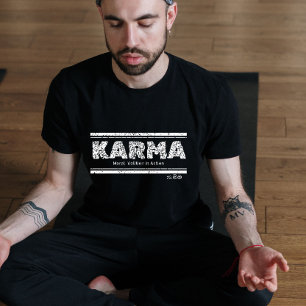 Camiseta Definição de Karma: Mindfulness Angustiado Vintage