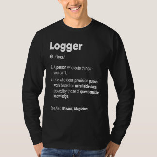 Camiseta Definição de Logger