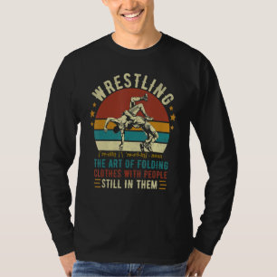 Camiseta Definição de Luta Livre Engraçada Lutar Homens Mul