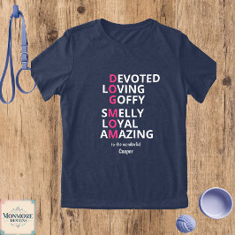 Camiseta Definição de Mãe de Cachorro Personalizada