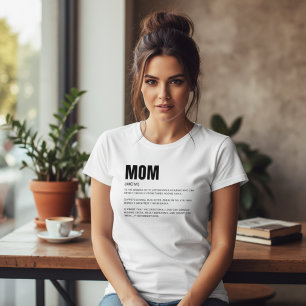 Camiseta Definição de Mãe Divertida e Sentimental