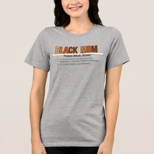 Camiseta Definição de Mãe Preta