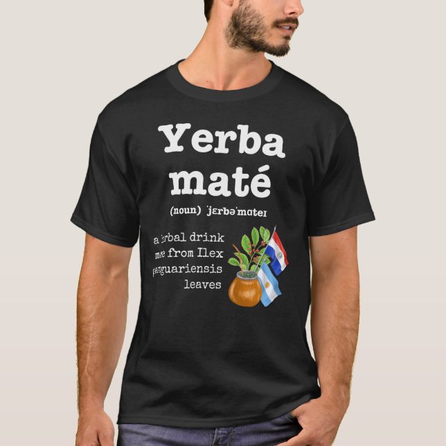 Camiseta Definição de MATE YERBA (Frente)