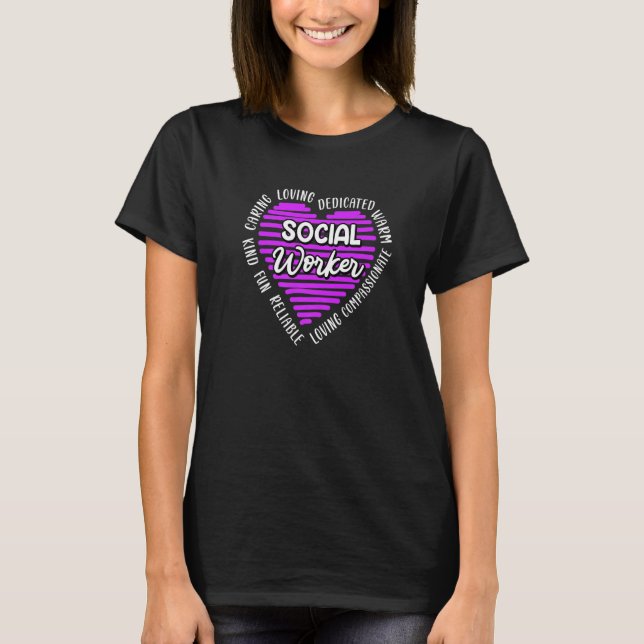 Camiseta Definição de melhor assistente social (Frente)