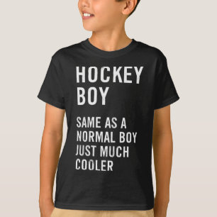 Camiseta Definição de Menino de Hóquei Engraçado