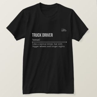 Camiseta Definição de Motorista de Caminhão para MOTORISTA 