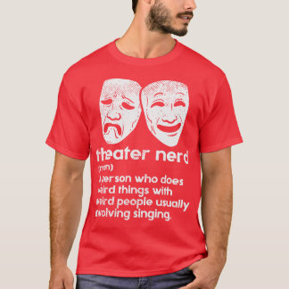 Camiseta Definição de Nerd de Teatro