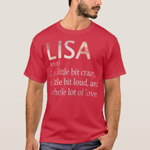Camiseta Definição de Nome da Rapariga da Lisa