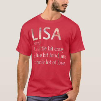 Camiseta Definição de Nome da Rapariga da Lisa