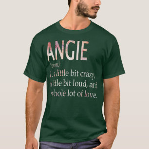 Camiseta Definição de Nome da Rapariga do Angie
