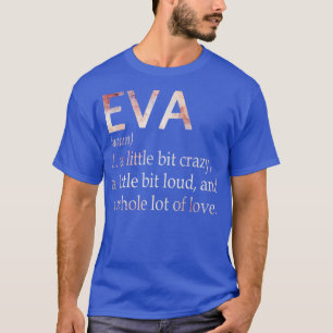 Camiseta Definição de Nome de Rapariga Eva