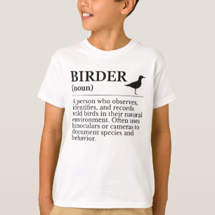 Camiseta Definição de observador de aves - observador de av