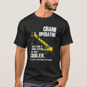 Camiseta Definição de Operador de Crane